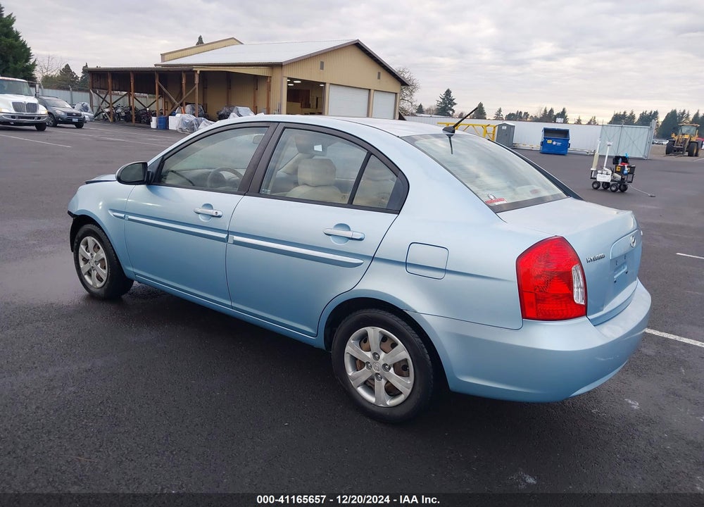 2009 HYUNDAI ACCENT VIN: KMHCN46C49U284399