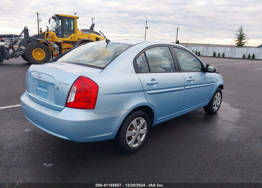 2009 HYUNDAI ACCENT VIN: KMHCN46C49U284399