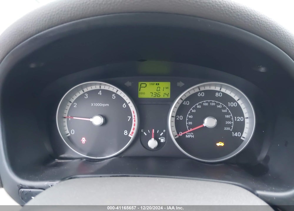 2009 HYUNDAI ACCENT VIN: KMHCN46C49U284399