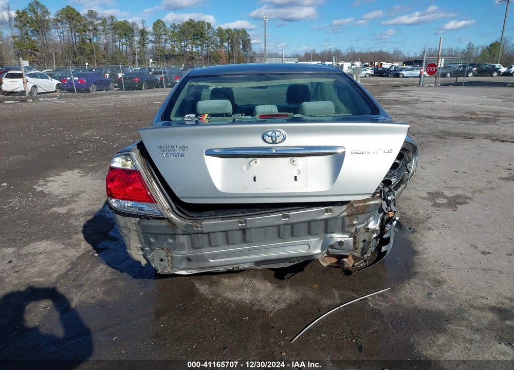2005 TOYOTA CAMRY LE VIN: 4T1BE30K25U941233