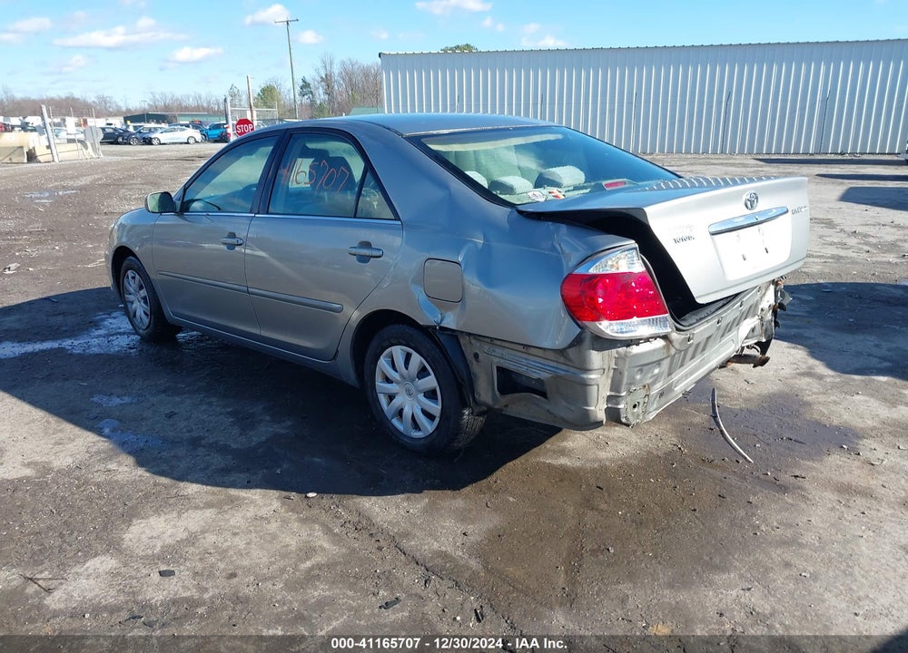 2005 TOYOTA CAMRY LE VIN: 4T1BE30K25U941233