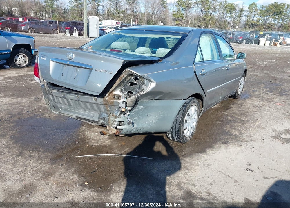 2005 TOYOTA CAMRY LE VIN: 4T1BE30K25U941233