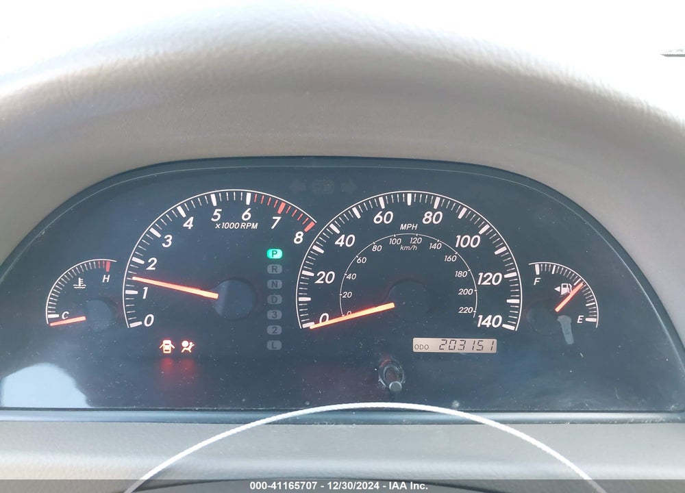 2005 TOYOTA CAMRY LE VIN: 4T1BE30K25U941233