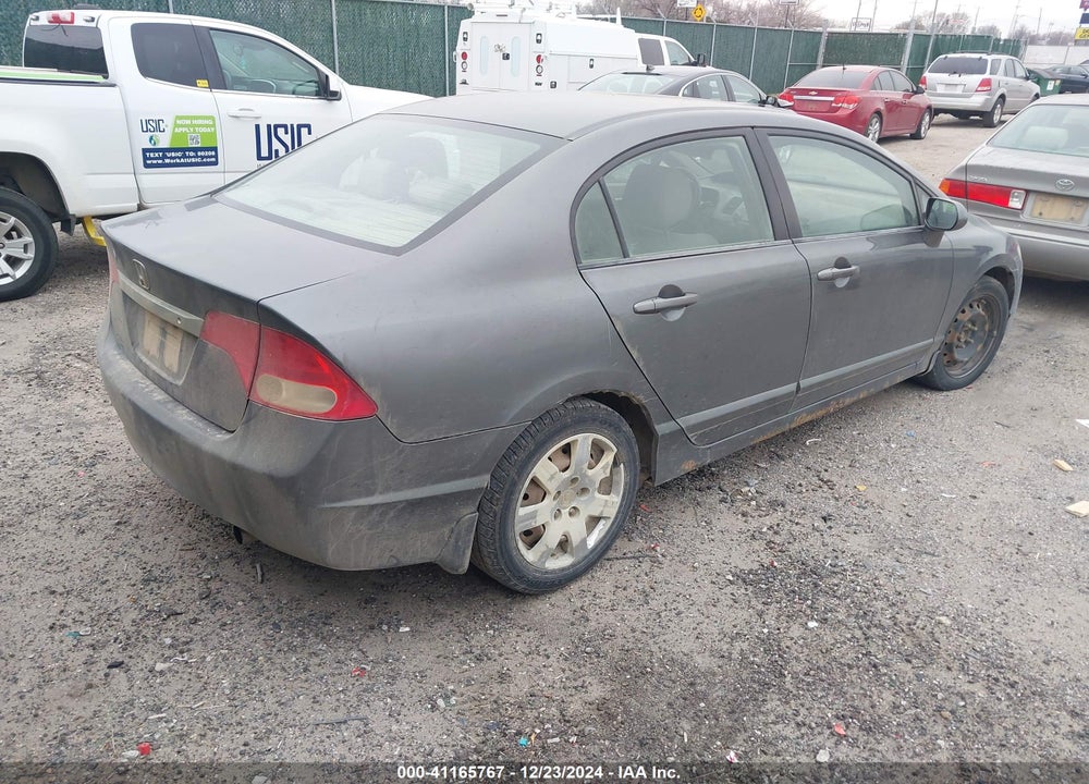 2009 HONDA CIVIC LX VIN: 2HGFA16549H304605