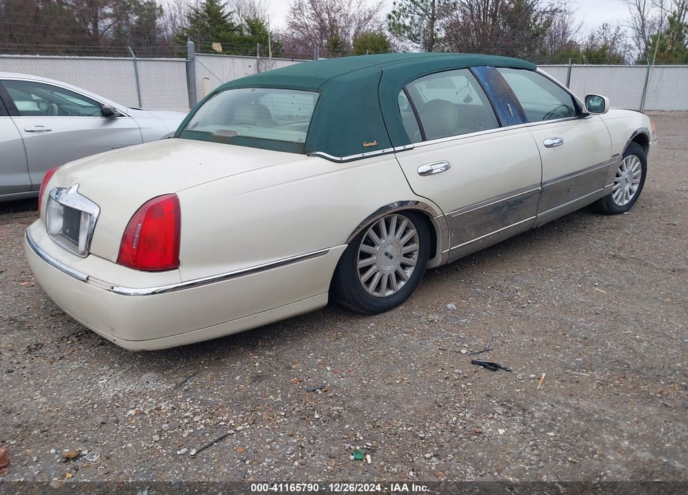 2001 LINCOLN TOWN CAR CARTIER VIN: 1LNHM85W41Y673410