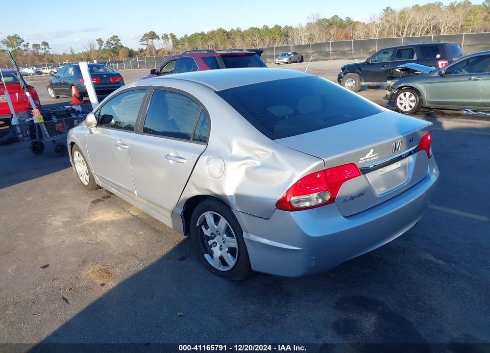 2009 HONDA CIVIC LX VIN: 1HGFA16509L006622