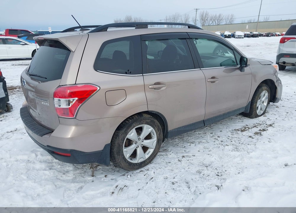 2015 SUBARU FORESTER 2.5I LIMITED VIN: JF2SJAKC9FH456898