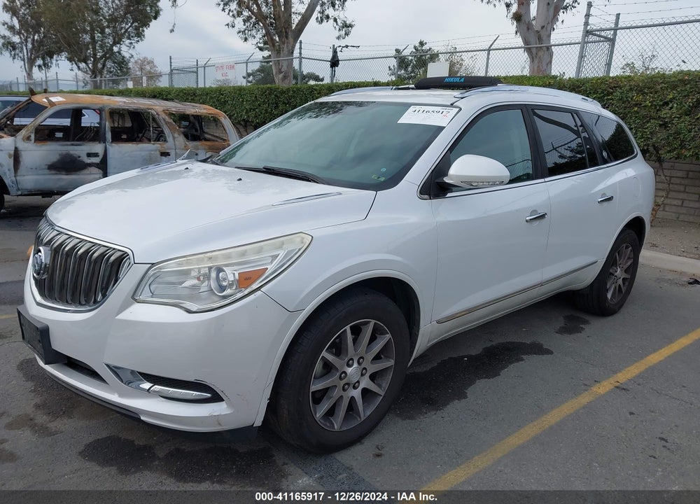 2016 BUICK ENCLAVE LEATHER VIN: 5GAKRBKD0GJ293334