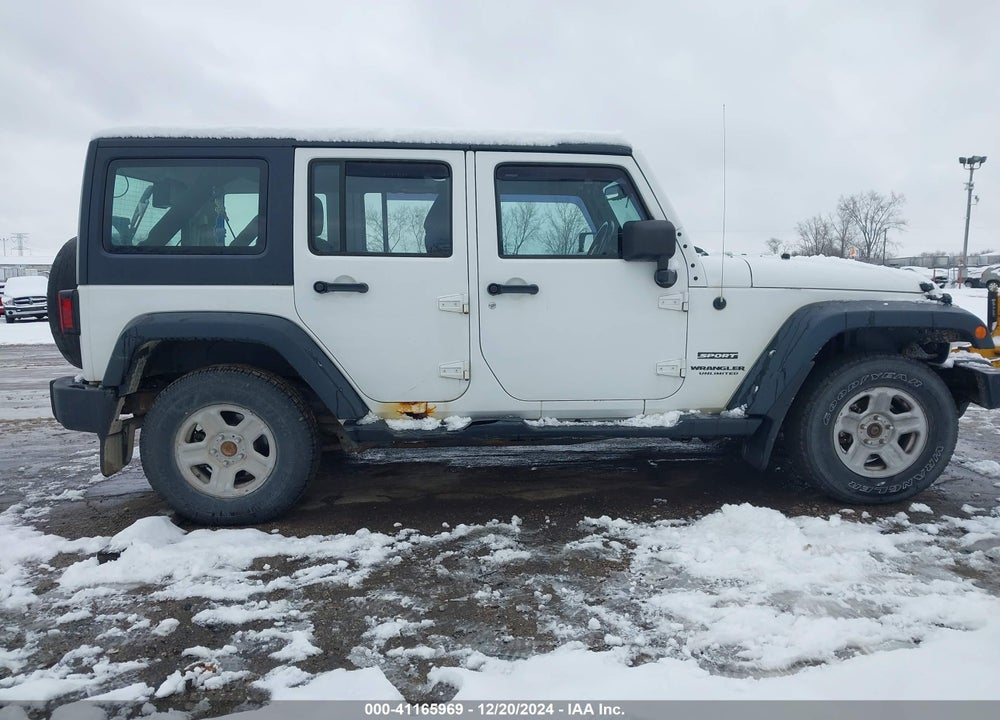 2013 JEEP WRANGLER UNLIMITED SPORT RHD VIN: 1C4BJWKG9DL671853