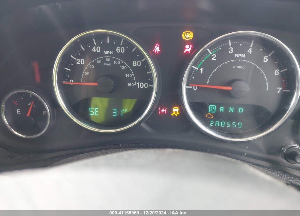 2013 JEEP WRANGLER UNLIMITED SPORT RHD VIN: 1C4BJWKG9DL671853