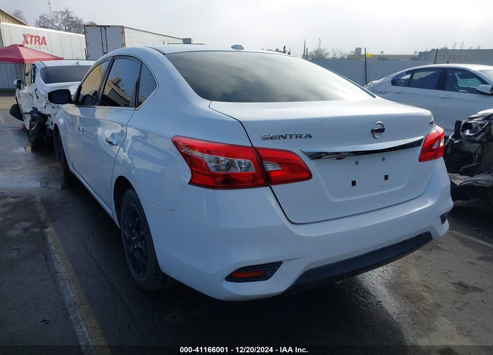 2017 NISSAN SENTRA SV VIN: 3N1AB7AP6HL670222
