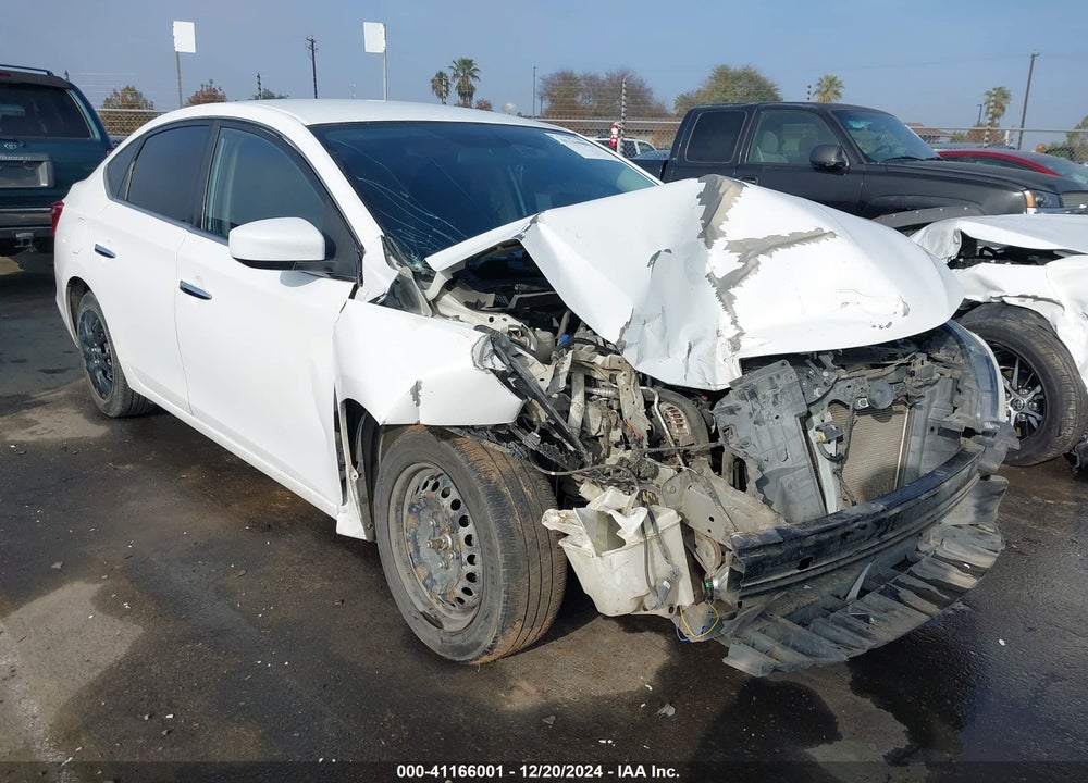2017 NISSAN SENTRA SV VIN: 3N1AB7AP6HL670222