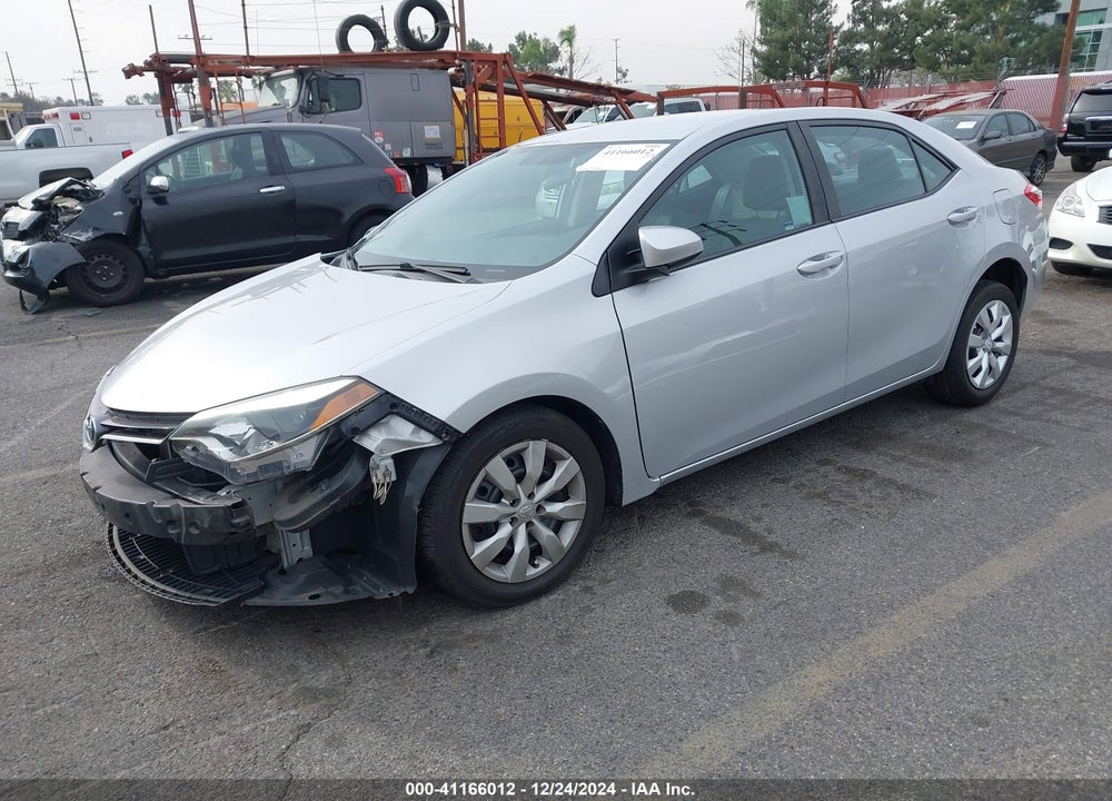 2016 TOYOTA COROLLA VIN: 2T1BURHE3GC703738