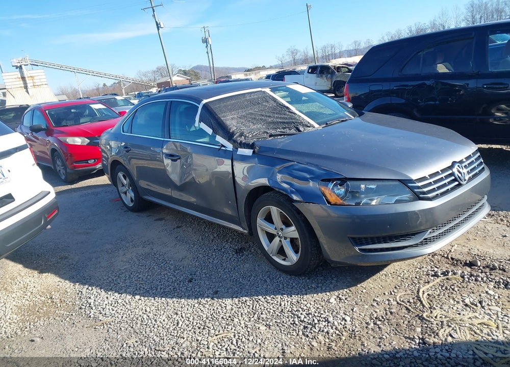 2012 VOLKSWAGEN PASSAT 2.0L TDI SE VIN: 1VWBN7A34CC058432