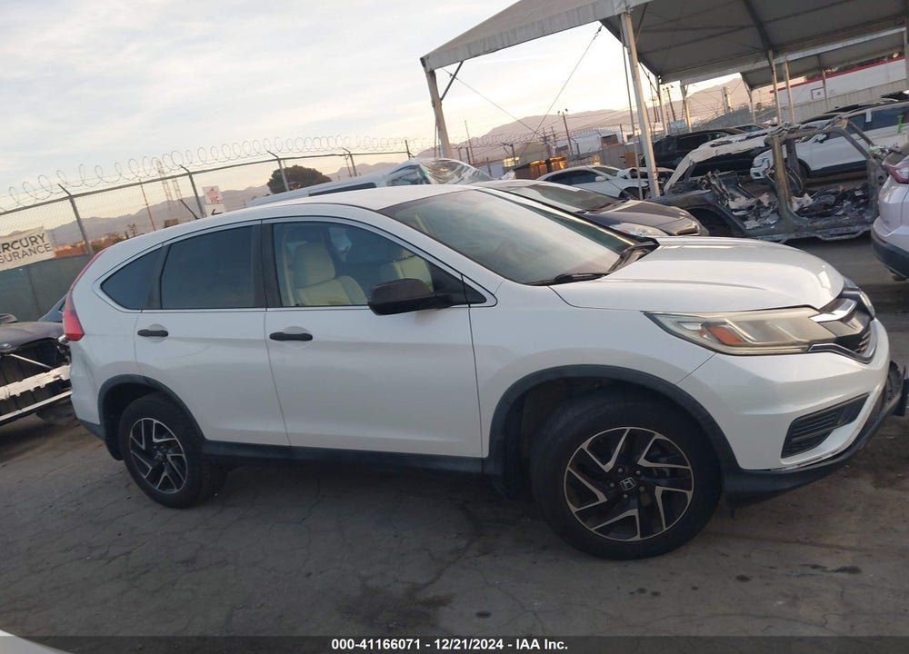 2016 HONDA CR-V SE VIN: 5J6RM3H4XGL011885
