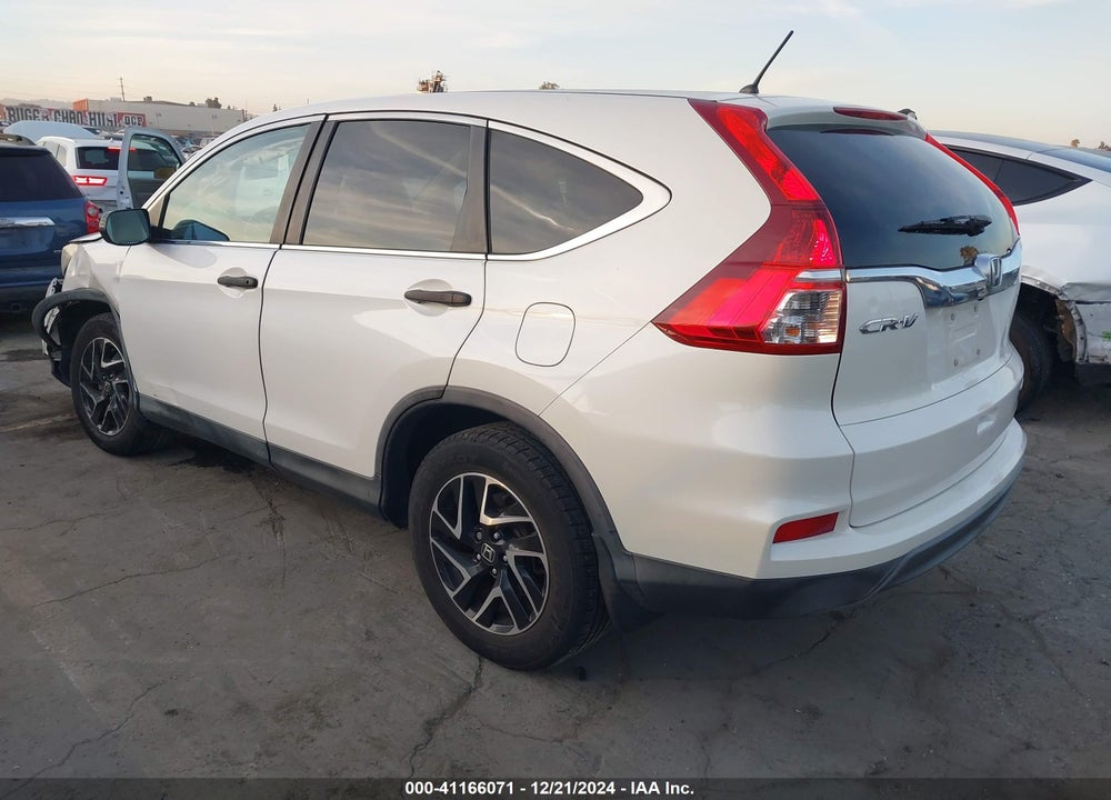 2016 HONDA CR-V SE VIN: 5J6RM3H4XGL011885