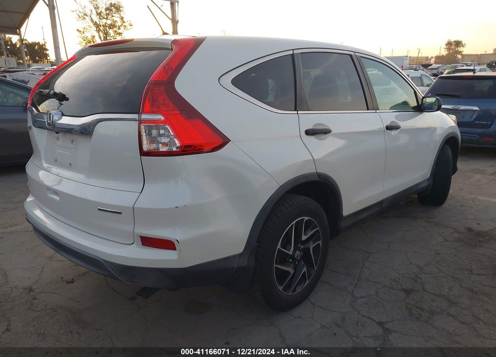 2016 HONDA CR-V SE VIN: 5J6RM3H4XGL011885