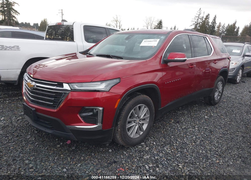 2022 CHEVROLET TRAVERSE AWD LT CLOTH VIN: 1GNEVGKW1NJ121291