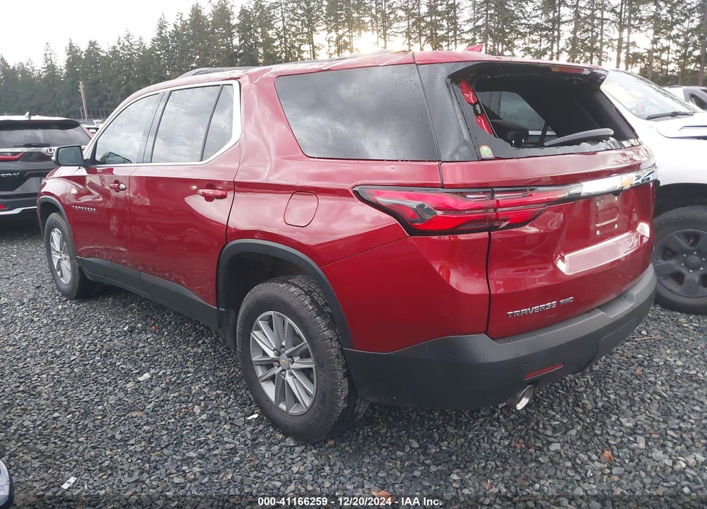 2022 CHEVROLET TRAVERSE AWD LT CLOTH VIN: 1GNEVGKW1NJ121291