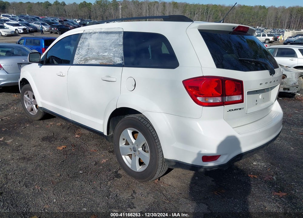 2012 DODGE JOURNEY SXT VIN: 3C4PDCBG2CT141447
