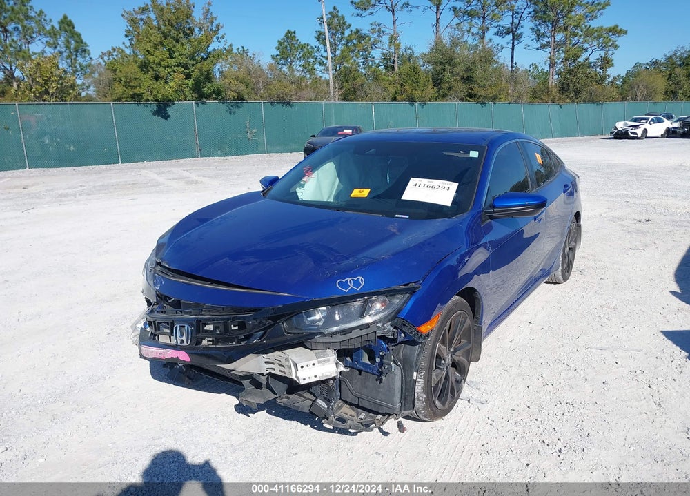 2020 HONDA CIVIC SPORT VIN: 2HGFC2F87LH601644
