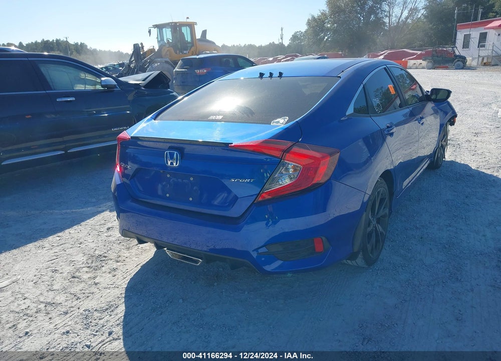 2020 HONDA CIVIC SPORT VIN: 2HGFC2F87LH601644