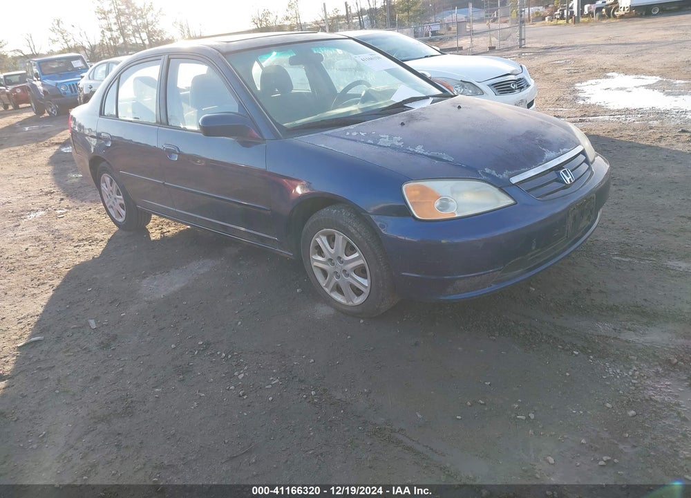 2003 HONDA CIVIC EX VIN: 2HGES267X3H585008