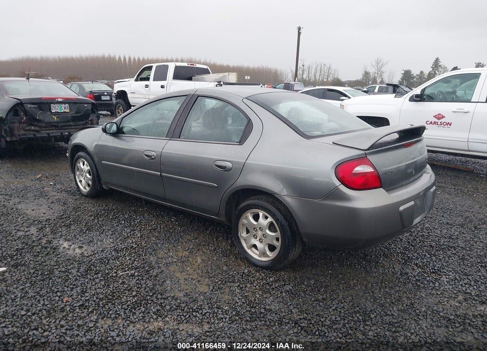 2005 DODGE NEON SXT VIN: 1B3ES56C05D252847