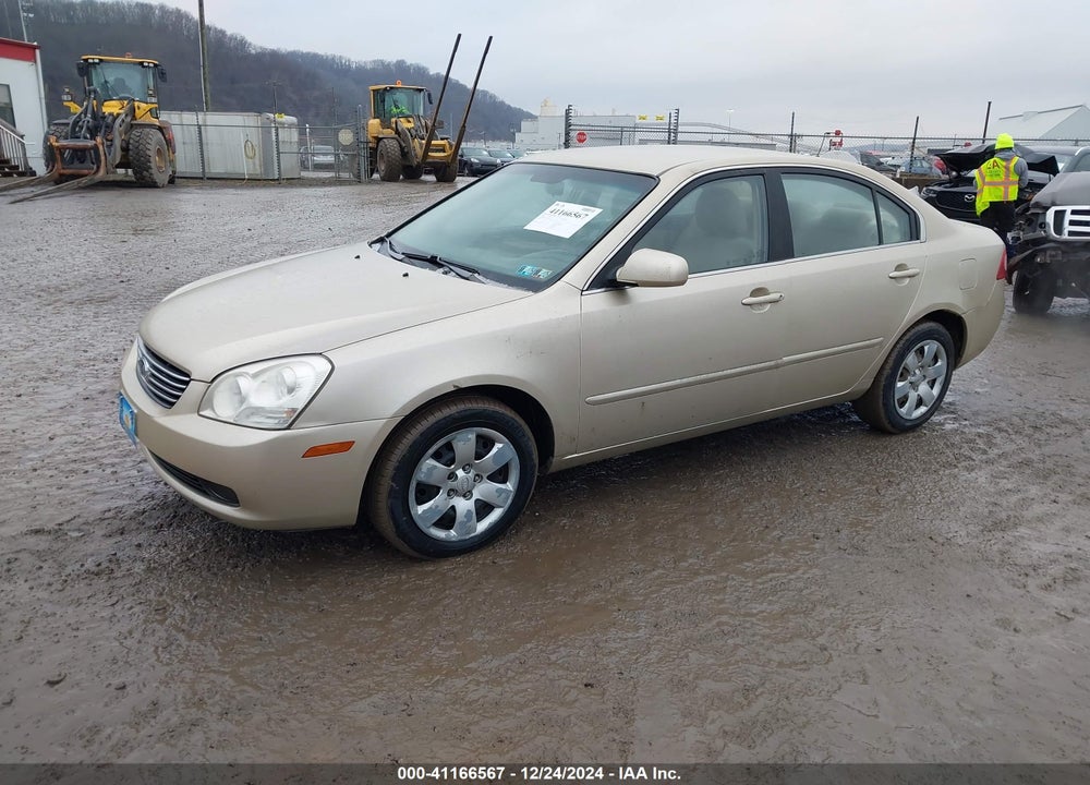 2008 KIA OPTIMA LX VIN: KNAGE123485227149