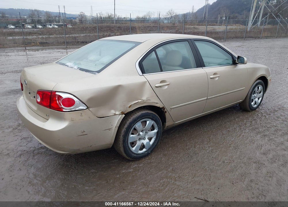 2008 KIA OPTIMA LX VIN: KNAGE123485227149