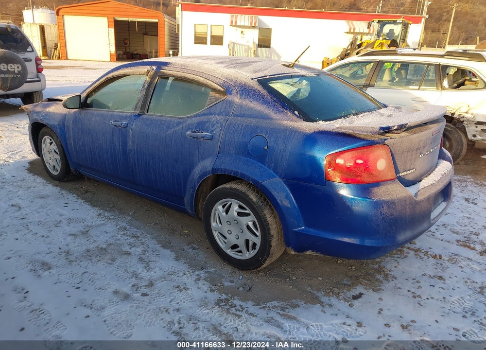 2013 DODGE AVENGER SE VIN: 1C3CDZABXDN638758