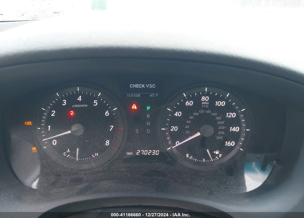 2007 LEXUS ES 350 VIN: JTHBJ46G972099075