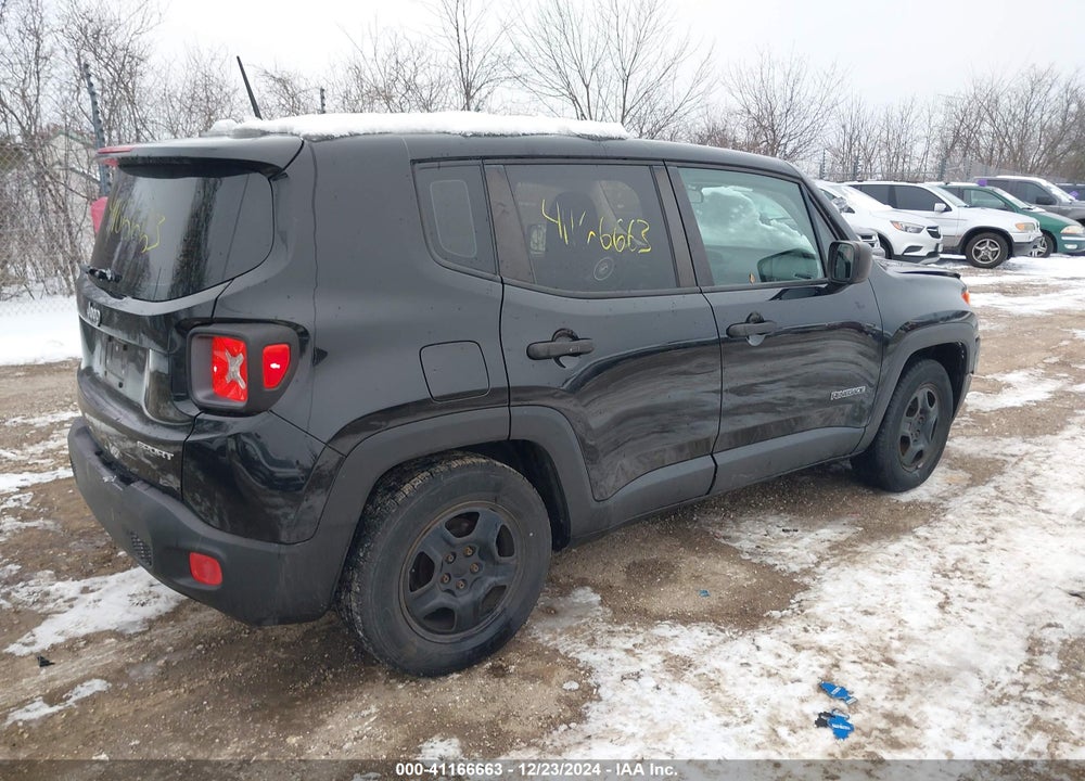 2015 JEEP RENEGADE SPORT VIN: ZACCJAAT3FPB43570