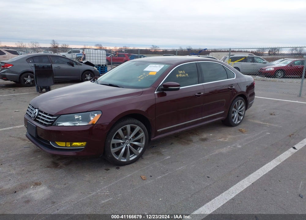 2013 VOLKSWAGEN PASSAT 2.0L TDI SEL PREMIUM VIN: 1VWCN7A35DC112472