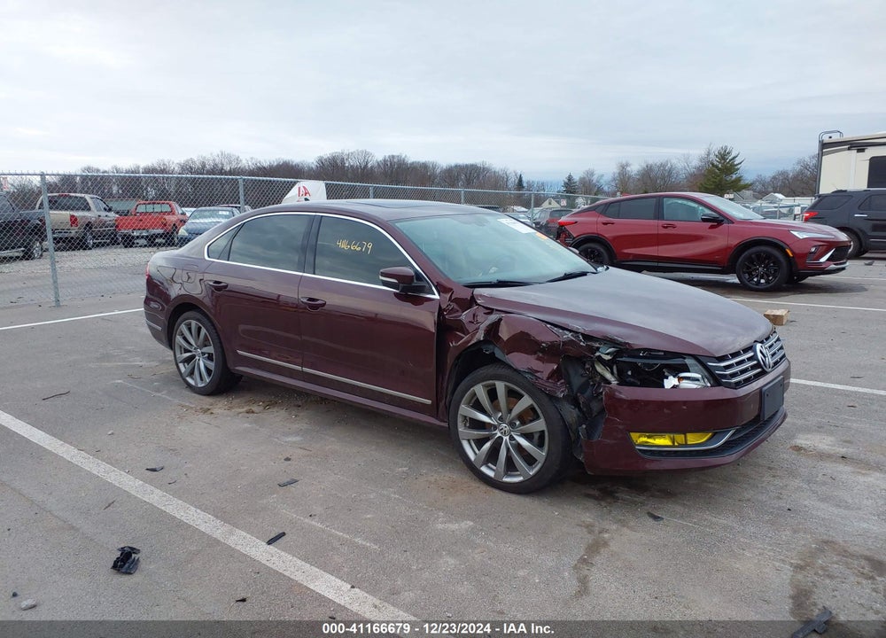 2013 VOLKSWAGEN PASSAT 2.0L TDI SEL PREMIUM VIN: 1VWCN7A35DC112472