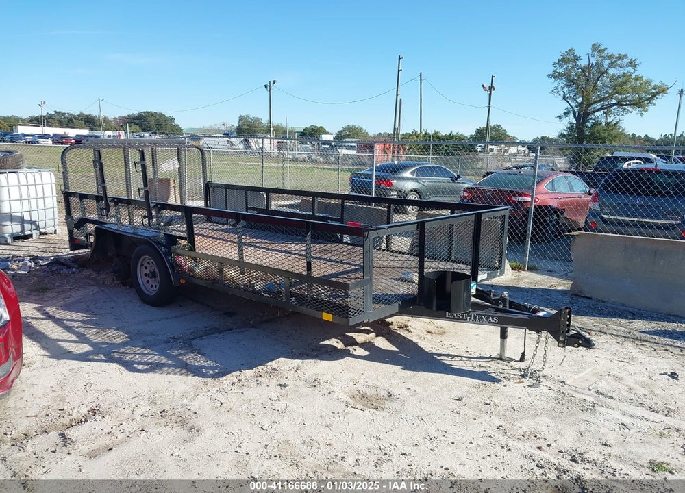 2024 EAST TEXAS 16' UTILITY TRAILER VIN: 58SBU162XRE039805