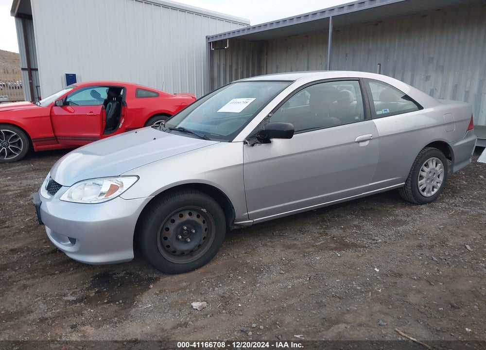 2004 HONDA CIVIC LX VIN: 1HGEM22524L006774
