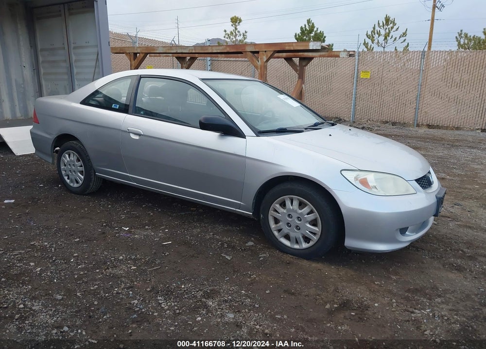 2004 HONDA CIVIC LX VIN: 1HGEM22524L006774