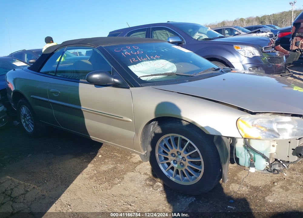 2002 CHRYSLER SEBRING LXI VIN: 1C3EL55R42N171460