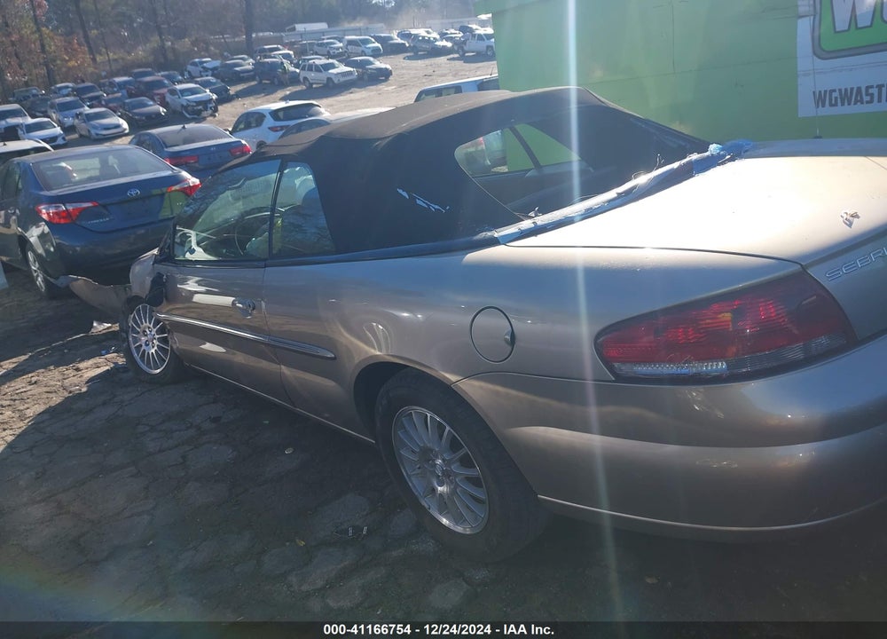 2002 CHRYSLER SEBRING LXI VIN: 1C3EL55R42N171460