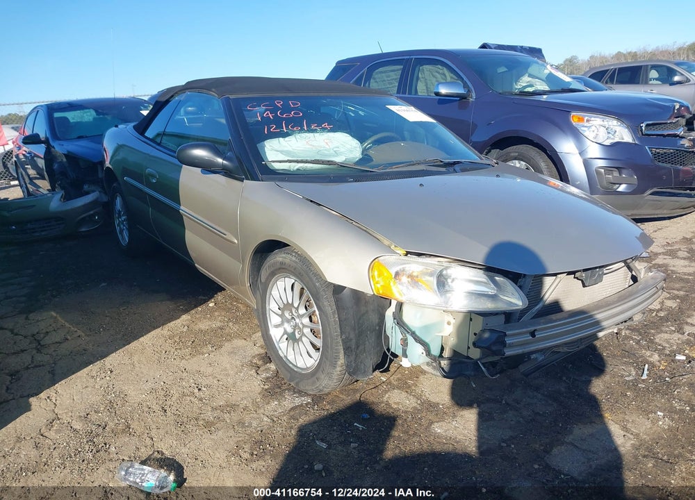 2002 CHRYSLER SEBRING LXI VIN: 1C3EL55R42N171460