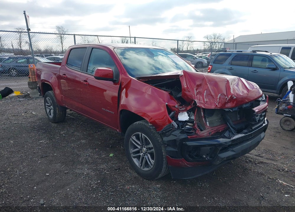 2022 CHEVROLET COLORADO 4WD SHORT BOX WT VIN: 1GCGTBEN0N1116712