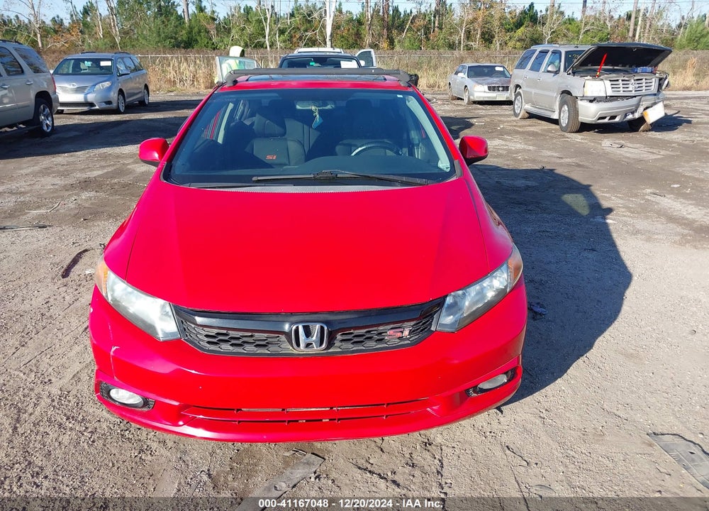 2012 HONDA CIVIC SI VIN: 2HGFB6E51CH705239