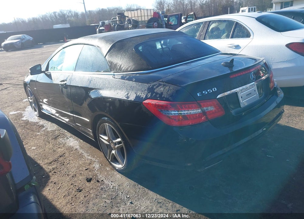 2012 MERCEDES-BENZ E 550 VIN: WDDKK7DF6CF159414