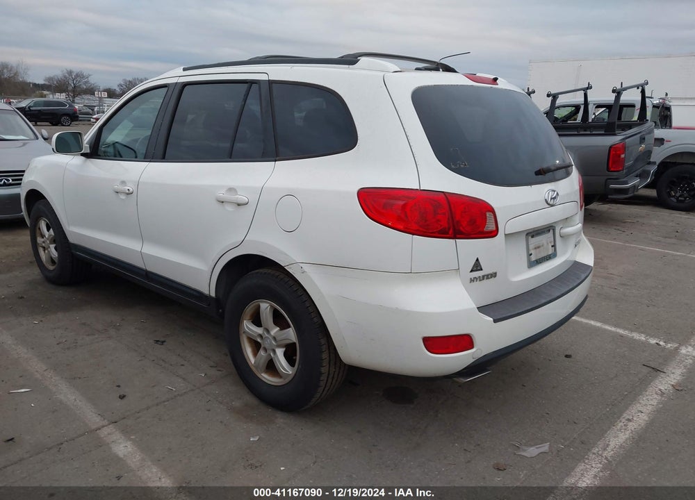 2007 HYUNDAI SANTA FE GLS VIN: 5NMSG13DX7H092530