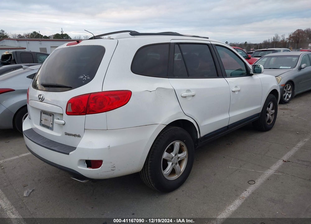 2007 HYUNDAI SANTA FE GLS VIN: 5NMSG13DX7H092530