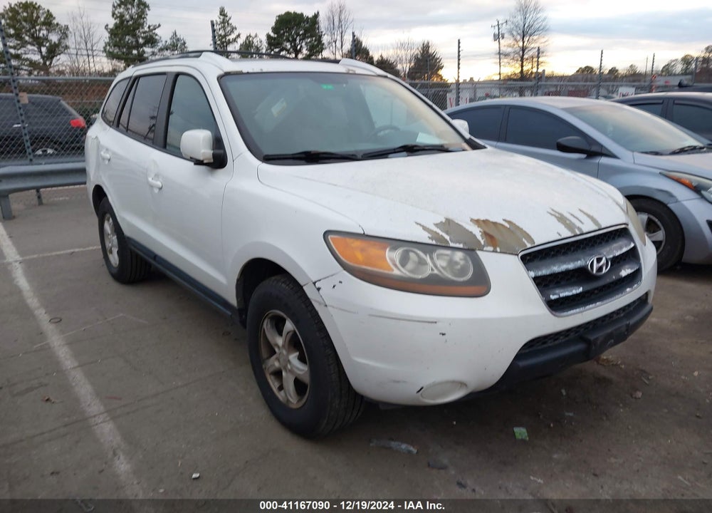2007 HYUNDAI SANTA FE GLS VIN: 5NMSG13DX7H092530