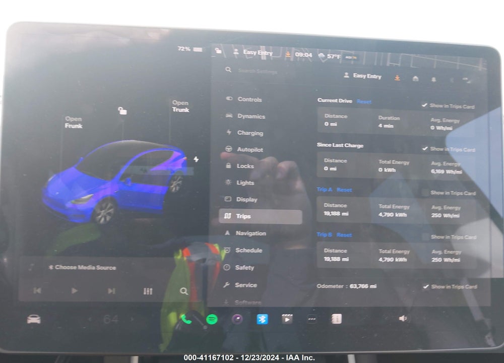 2020 TESLA MODEL Y VIN: 5YJYGDEE4LF014886