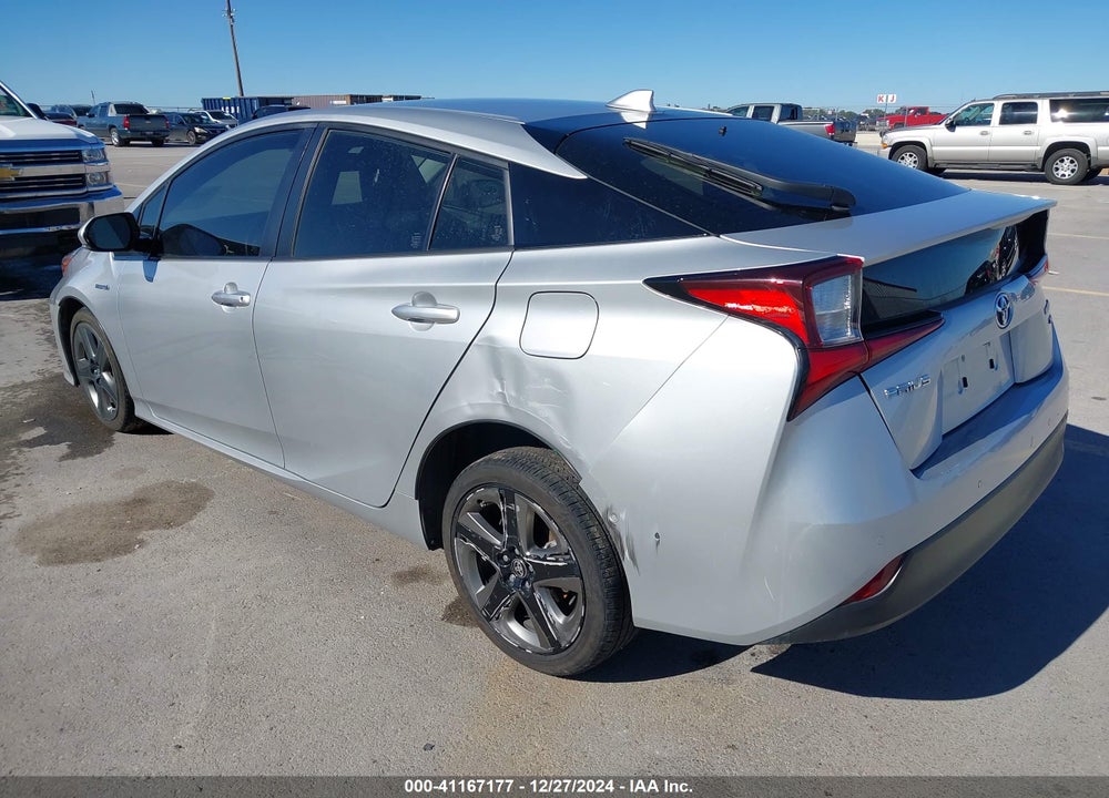 2019 TOYOTA PRIUS VIN: JTDKARFU2K3077524