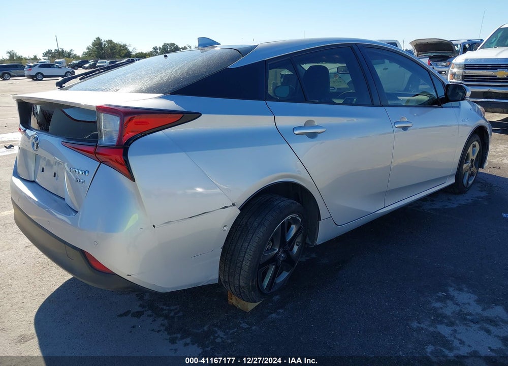 2019 TOYOTA PRIUS VIN: JTDKARFU2K3077524
